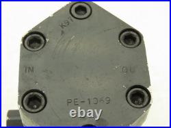 PE-1069 Hydraulic Gear Pump Spline Shaft 4-Bolt Flange SAE Ports