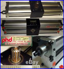 PHD Rotary Actuator Model ML21174C 4 cyl splined shaft