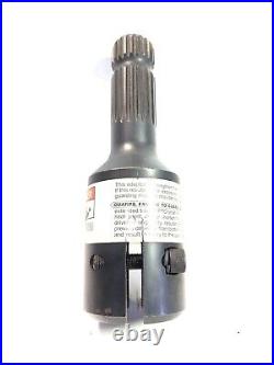 PTO Heavy Clamp Adapter 1-3/4 in 20 Spline Female-1-3/8 in 21 Spline Male 125 HP