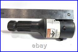PTO Heavy Clamp Adapter 1-3/4 in 20 Spline Female-1-3/8 in 21 Spline Male 125 HP