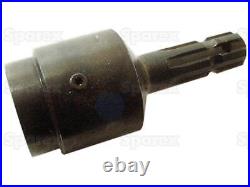PTO Over-Running Adapter Female spline 1 3/8'' 6 x Male spline 1 1/8'' 6 with Lo