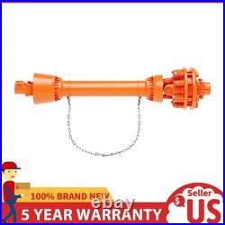 PTO Shaft 1-3/8 PTO Drive Shaft with Slip Clutch, 6 Spline End PTO Drive Shaft
