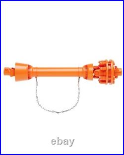 PTO Shaft 1-3/8 PTO Drive Shaft with Slip Clutch, 6 Spline End PTO Drive Shaft