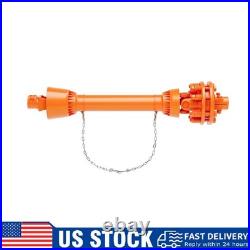 PTO Shaft 1-3/8 PTO Drive Shaft with Slip Clutch, 6 Spline End PTO Drive Shaft
