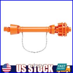 PTO Shaft 1-3/8 PTO Drive Shaft with Slip Clutch, 6 Spline End PTO Drive Shaft