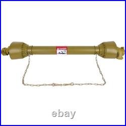 PTO Shaft 37-59 1-3/8 6 Spline Both Ends Series 4 No Slip Clutch Yellow