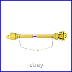 PTO Shaft PTO Drive Shaft 1-3/8 6 Spline Both Ends 43-57 for Brush Hog Yellow
