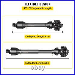 PTO Shaft PTO Drive Shaft 1-3/8 6 Spline EndwithSlip Clutch T4 43-59