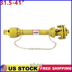 PTO Shaft PTO Drive Shaft 1-3/8 x 6 Spline with Slip Clutch Yellow 31.5-41 New