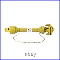 PTO Shaft PTO Drive Shaft 1-3/8 x 6 Spline with Slip Clutch Yellow 31.5-41 New