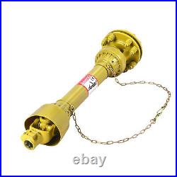 PTO Shaft PTO Drive Shaft 1-3/8 x 6 Spline with Slip Clutch Yellow 31.5-41 New