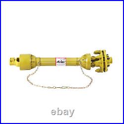 PTO Shaft PTO Drive Shaft 1-3/8 x 6 Spline with Slip Clutch Yellow 31.5-41 New