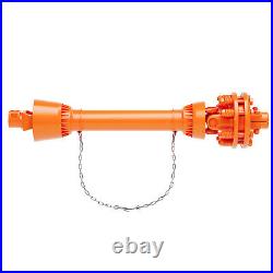 PTO Shaft PTO Drive Shaft 1-3/8x6 Spline withSlip Clutch Orange 43-57 US