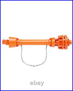PTO Shaft PTO Drive Shaft 1-3/8x6 Spline withSlip Clutch Orange 43-57 US
