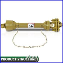 PTO Shaft PTO Drive Shaft 1-3/8x6 Spline withSlip Clutch T4 31.5-41 Yellow