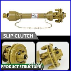 PTO Shaft PTO Drive Shaft 1-3/8x6 Spline withSlip Clutch T4 31.5-41 Yellow