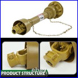 PTO Shaft PTO Drive Shaft 1-3/8x6 Spline withSlip Clutch T4 31.5-41 Yellow