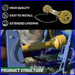 PTO Shaft PTO Drive Shaft 1-3/8x6 Spline withSlip Clutch T4 31.5-41 Yellow