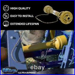 PTO Shaft PTO Drive Shaft 1-3/8x6 Spline withSlip Clutch Yellow 31.5-41
