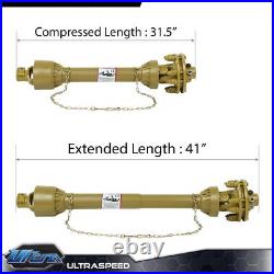 PTO Shaft PTO Drive Shaft 1-3/8x6 Spline withSlip Clutch Yellow 31.5-41