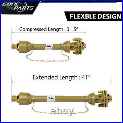 PTO Shaft PTO Drive Shaft 1-3/8x6 Spline withSlip Clutch Yellow T4 31.5-41