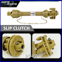 PTO Shaft PTO Drive Shaft 1-3/8x6 Spline withSlip Clutch Yellow T4 31.5-41