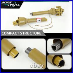 PTO Shaft PTO Drive Shaft 1-3/8x6 Spline withSlip Clutch Yellow T4 31.5-41