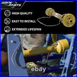 PTO Shaft PTO Drive Shaft 1-3/8x6 Spline withSlip Clutch Yellow T4 31.5-41