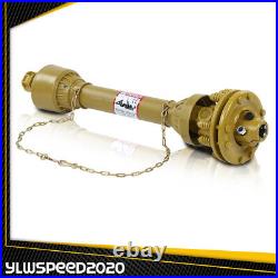 PTO Shaft PTO Drive Shaft 1-3/8x6 Spline with Slip Clutch T4 31.5-41 Yellow New