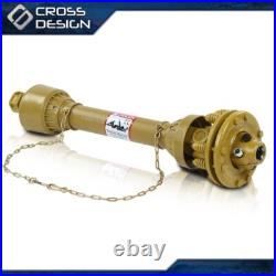 PTO Shaft PTO Drive Shaft 1-3/8x6 Spline with Slip Clutch T4 31.5-41 Yellow New
