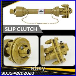 PTO Shaft PTO Drive Shaft 1-3/8x6 Spline with Slip Clutch T4 31.5-41 Yellow New