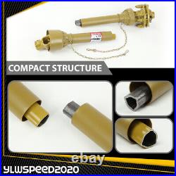 PTO Shaft PTO Drive Shaft 1-3/8x6 Spline with Slip Clutch T4 31.5-41 Yellow New