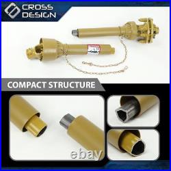 PTO Shaft PTO Drive Shaft 1-3/8x6 Spline with Slip Clutch T4 31.5-41 Yellow New