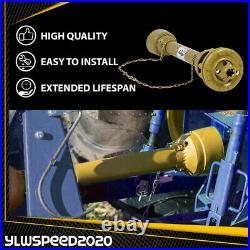 PTO Shaft PTO Drive Shaft 1-3/8x6 Spline with Slip Clutch T4 31.5-41 Yellow New