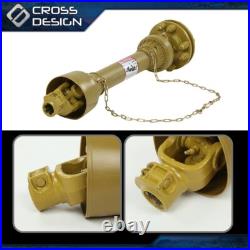 PTO Shaft PTO Drive Shaft 1-3/8x6 Spline with Slip Clutch T4 31.5-41 Yellow New