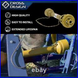 PTO Shaft PTO Drive Shaft 1-3/8x6 Spline with Slip Clutch T4 31.5-41 Yellow New