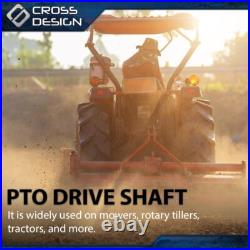 PTO Shaft PTO Drive Shaft 1-3/8x6 Spline with Slip Clutch T4 31.5-41 Yellow New