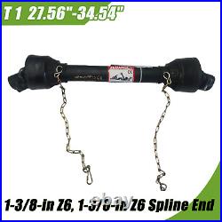 PTO Shaft PTO Drive Shaft 27.56-34.54 T 1 6 Spline End Tractor Rotary Cutter