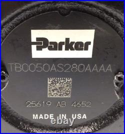 Parker TB0050AS280AAAA Hydraulic Motor 13 Spline 7/8 OD X 1-3/8 Length Shaft