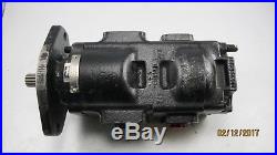 Parker Tandem Hydraulic Pump 7020120037 332-135609 Spline Shaft NEW