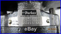 Parker Tandem Hydraulic Pump 7020120037 332-135609 Spline Shaft NEW