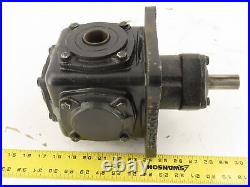 Perfection Gear 11 Ratio 20HP 1750RPM Right Angle Gear Reducer 1-1/4 6-Spline