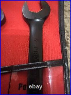 Proto 10 PC Reversible Ratcheting Metric Spline Wrench Anti-slip 10-19mm Metric