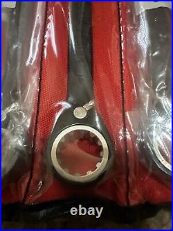 Proto 10 Piece Reversible Ratcheting Anti Slip Spline Wrench Set Metric