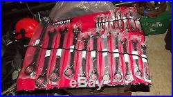 Proto JSCV-20S 20 Piece Reverse Combination Ratcheting Spline Wrench Set