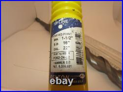 RELTON P202-24-22 SPLINE SHANK BIT 1-1/2 x 22 PYRAMID POINT