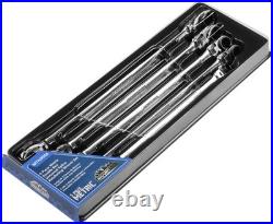 RM6, 5 Piece Metric Double Box Universal Spline Reversible Ratcheting Wrench Set