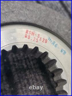 RSM-S 21-Teeth Spline Multi-Plate Flange Brake Pad Friction Clutch Disc 6 OD