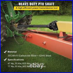 Reliable 1-3/8 6 Spline PTO Shaft 43-57 Series 5 with Clutch