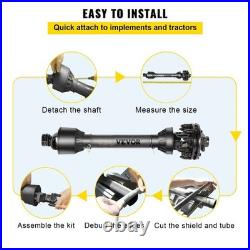 Reliable 1-3/8 6 Spline PTO Shaft 43-57 Series 5 with Clutch